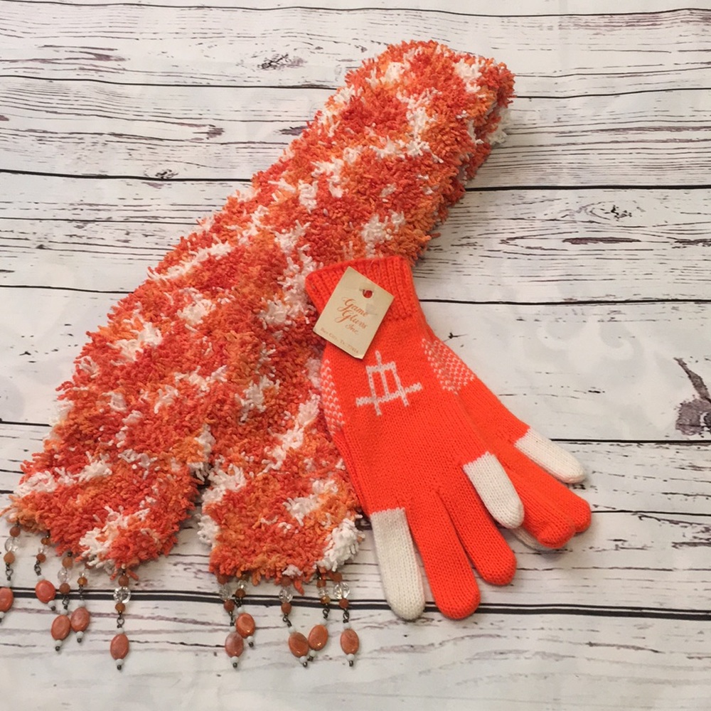 Texas Scarf and Gloves Set